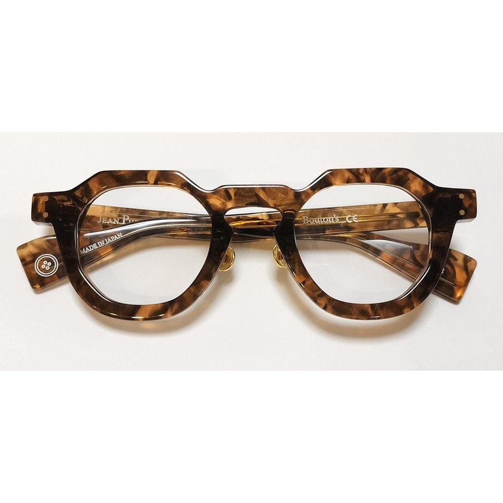 Used JEAN PHILIPPE JOLY Filton Bouton's col.4 Brown Sasa Acetate Made in Japan Filton