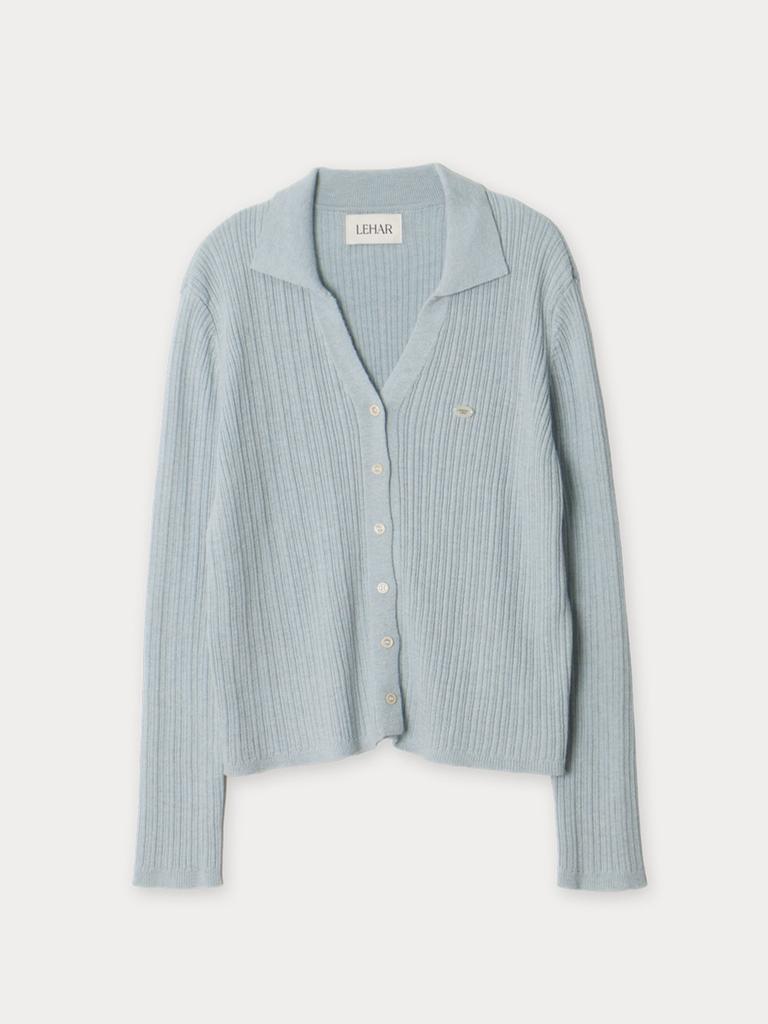 Maisonlehar Perfume Collared Knit Cardigan 4 Colors