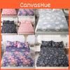 Strawberry Flower Print Bed Cover Dustproof Fabric Bedspread Mattress Protective