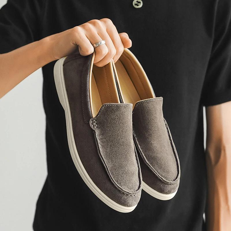 

Lefu Дизайнер обуви Набор обуви Босоножки Летняя обувь Мужчины Плоская обувь Будет самой продаваемой спортивной обувью для светских мужчин в 2025 году 39 серый