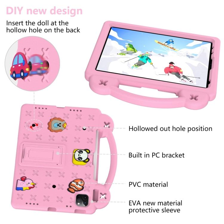 Für iPad 2025 / 2022 Griff Ständer Kinder EVA Stoßfest Tablet Hülle