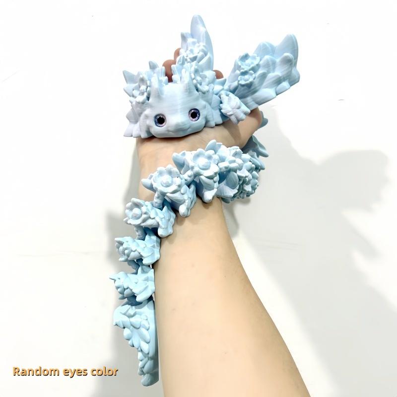 3D Print Salamander Dragon Desktop Ornament 3d Print Animals Home Office Crafts Print Characters Christmas Gift Action Figur
