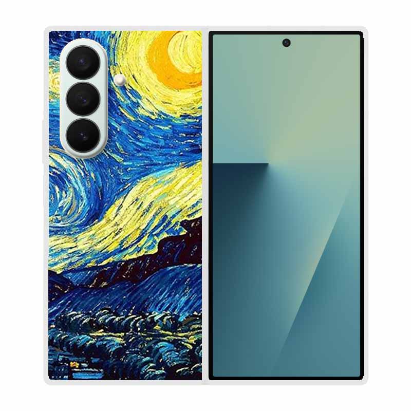 Coque For SAMSUNG Fold 7 5G Cases Animal Marble Clear Hard Phone Funda for Galaxy Z Fold7 5G Back Cover Zfold7 Transparent Shell