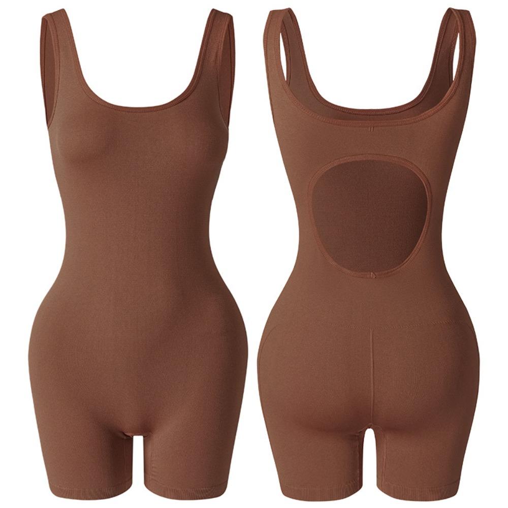 Seamless Slim Fit Shapewear Tummy Control Slimmer Body Shapers Sweet Yoga Jumpsuit Ladies