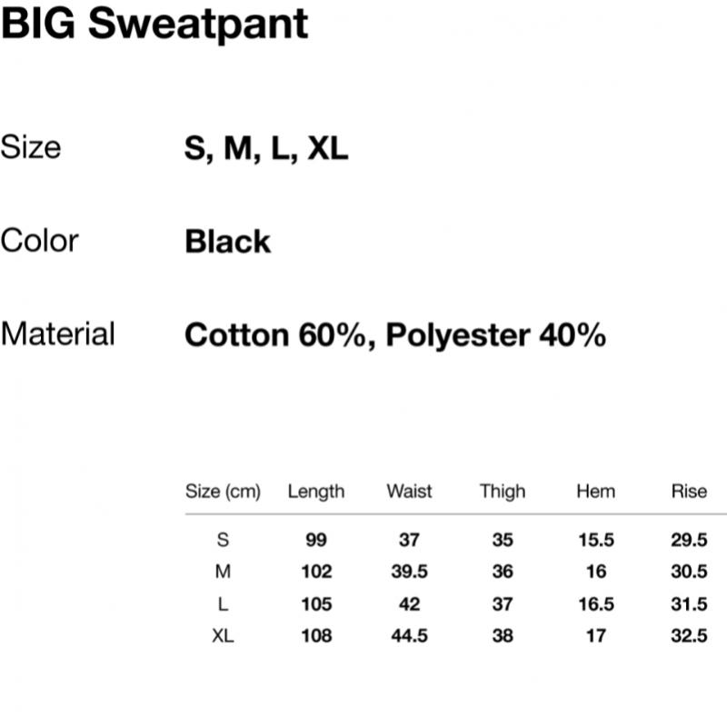 ThIs Is Never That Big Sweatpant Black