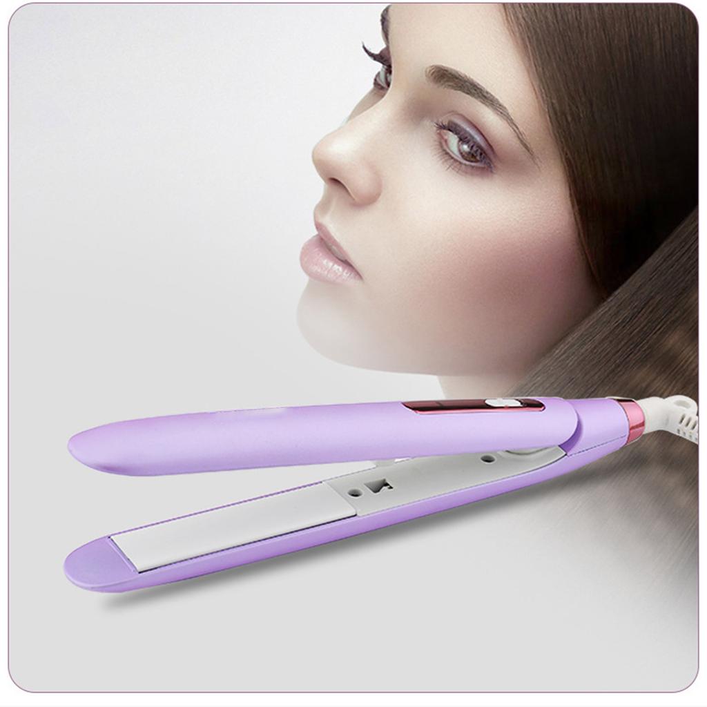 Hair straightener for students with air bangs curling and straightening hair clips