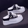 Thick-soled Half-slippers Soft-soled Summer Fashion Shoes Anti-slip Casual One-line Beach Sandals