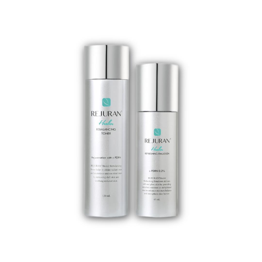

Rejuran Healer Rebalancing Toner 120ml / Refreshing Emulsion 45ml (7 Options) #Toner + Emulsion