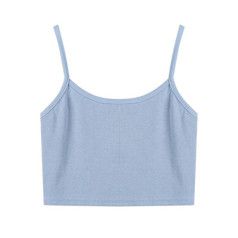 Women Slim Slimming Camisole Female Carefully Machine Chic Short Vest Summer Korean