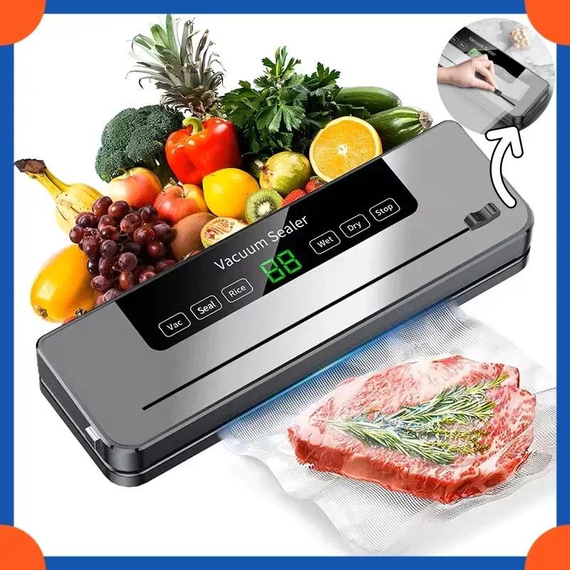 

2025 New Convenience Vacuum Sealer Machine | Automatic Operation Dual Use for Dry & Moist Foods Home Food Preservation Dimensions4 серый