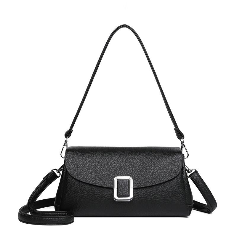 IELGY Retro Small Square Bag All-Match One-Shoulder Messenger Simple Texture Commuter Bag