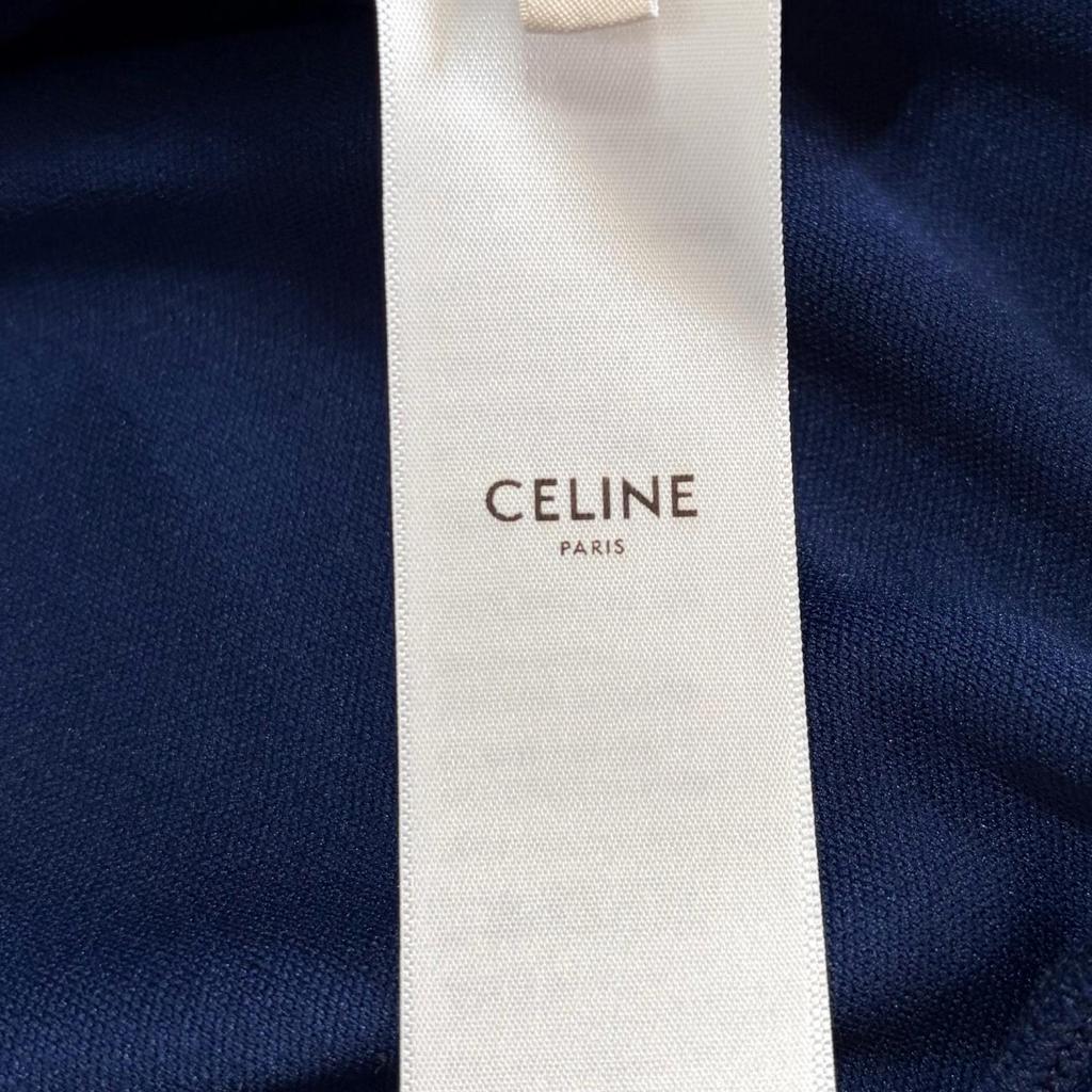Used CELINEJersey Navy blue polyester mens
