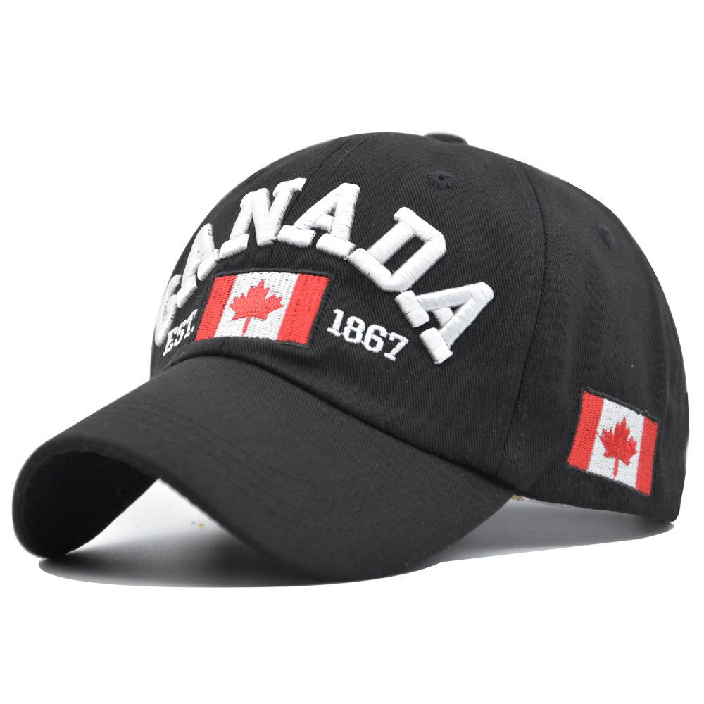 YIRAN Dayang hat Nieuwe Lente En Zomer Hoeden Esdoornblad Pet Pet Canada Mannen En Vrouwen Koppel Pet Pet Stads Buiten Zon Hoed Katoen