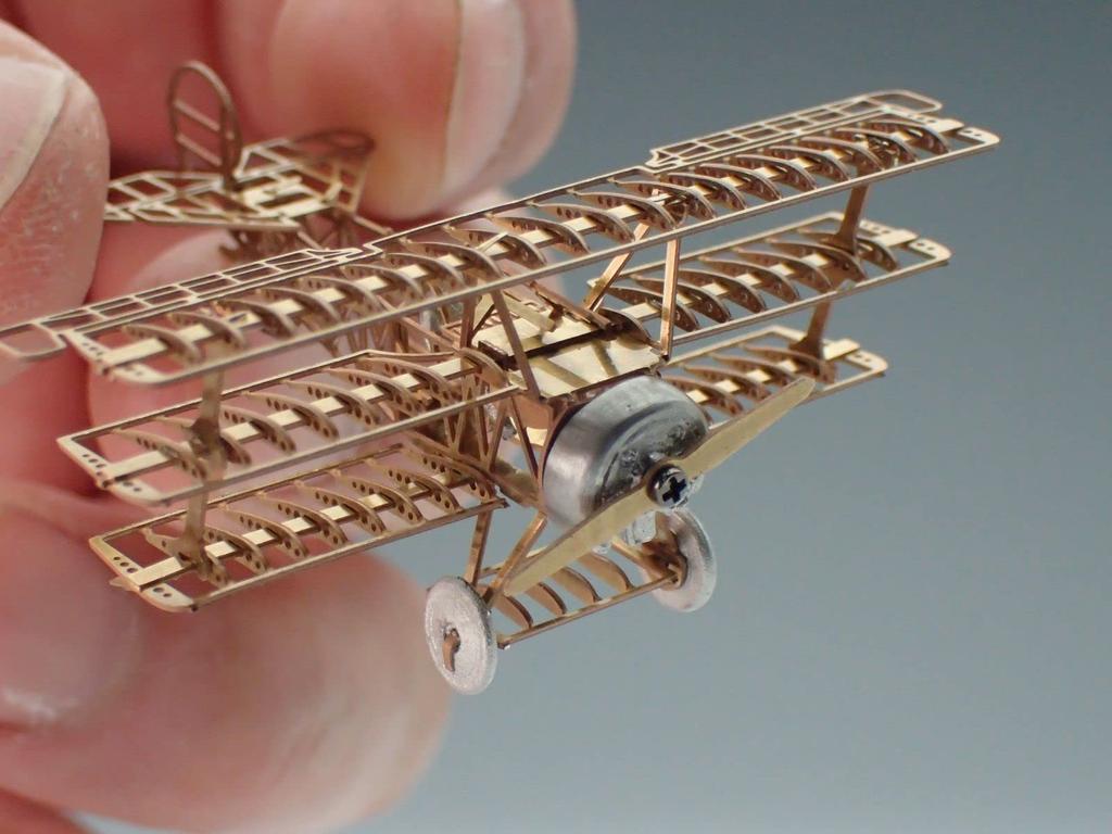 Aerobase Micro Wing Serie Fokker Spannweite 48mm B005 1/160 Dr.1