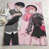 anime YYou and I Are Polar Oppositess Throw Warm Soft Flannel Blanket Multiuse for Sofa Bed Camping Travel Nap