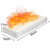 3pcs Bio Fire Blanket Ceramic Sponge Resistant Insulation Cotton Firebox For Fireplaces Fireplace Ovens CMS Bio-fibres Sponge