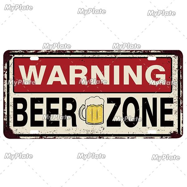 Bar Zeichen Nummernschild Bier Metall Zeichen Zinn Zeichen Vintage Dekor Zimmer Dekor Metall Plaque Mann Höhle Tiki Bar Zeichen wohnkultur