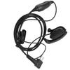 Walkie Talkie Headset Intercom 2 Way Radio Black Earphones Universal Audio Receiving System