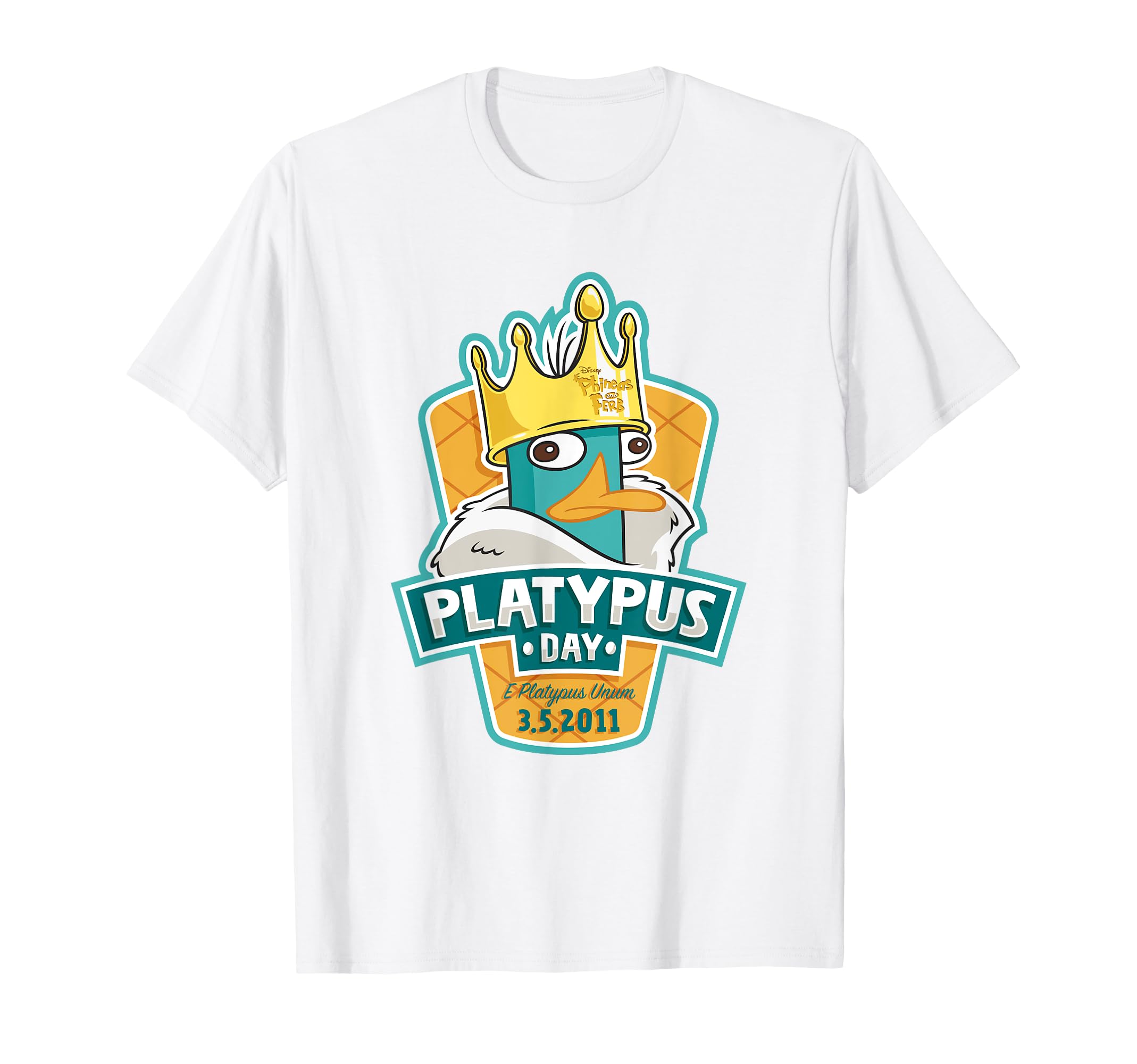 

Disney Phineas and Ferb Platypus Day King Perry Portrait T-Shirt