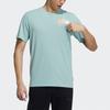 adidas Neo Casual Breathable Sport T-Shirt With Smile Print Men Tops GP5783