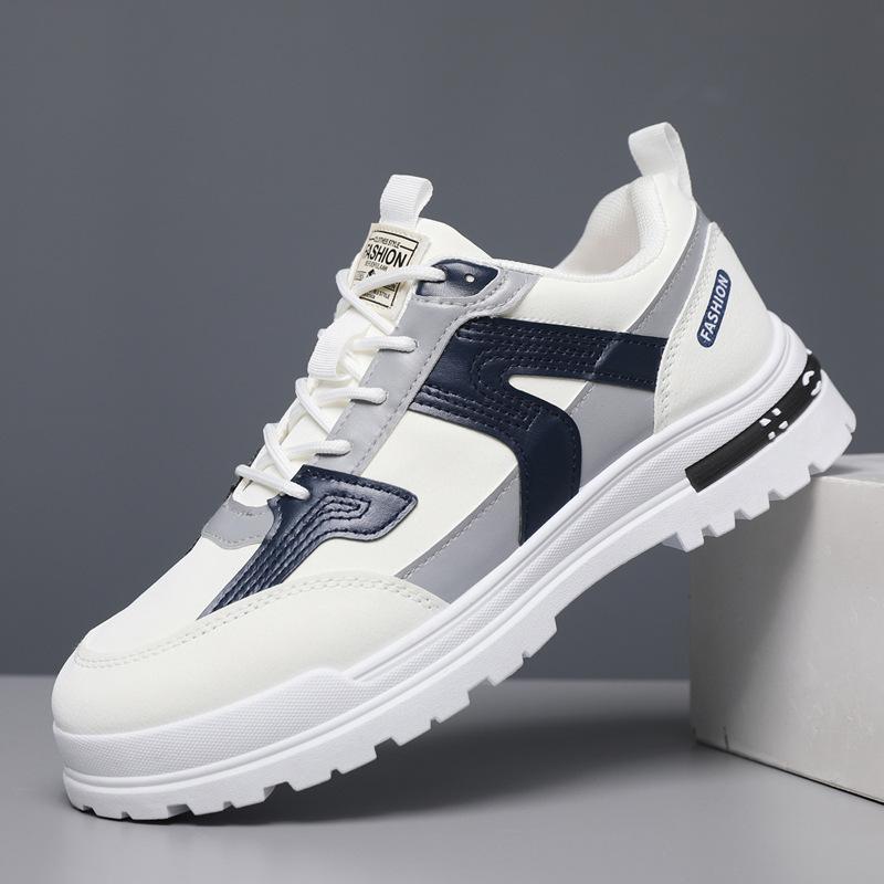 

Британская оснастка мужская обувь мода универсальные модели осень-зима темперамент тренд повседневная обувь одиночные туфли молодежная обувь на плоской подошве внешняя торговля 45 белый