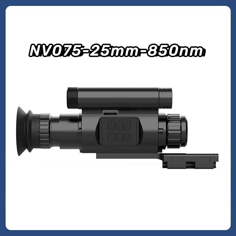 Nv075 Outdoor High-Definition 1080P Day And Night Recording Dual-Purpose 940/850nm Infrared Laser Night Vision With A 25/35/50mm Lens For Aiming