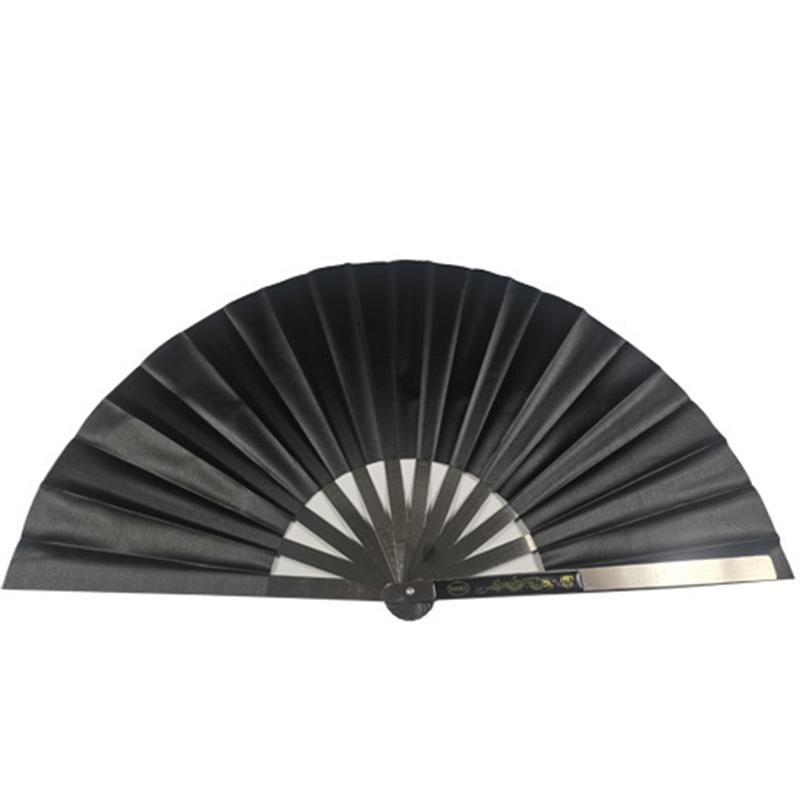 Stainless Steel Folding Tai Chi Martial Arts Fan Chinese Sound Fan Fitness Dance Practice Classic Kung Fu Performance Props