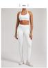 Seamless Matte Nylon Yoga & Running Pants with Hip-Enhancing Waist