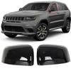 Pair of rearview mirror covers for 2011-2019 Jeep Grand Cherokee.