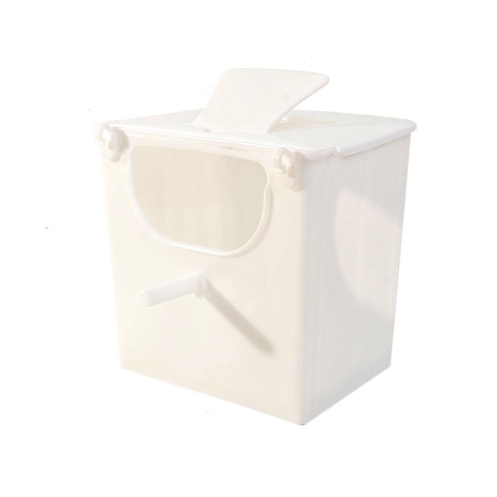 

Hanging Incubation Nest Versatile Mating Box Durable Cockatiel Breeding Cage Pet Accessories белый