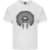 Indian Skull Headdress Biker Motorcycle Kids T-Shirt Childrens