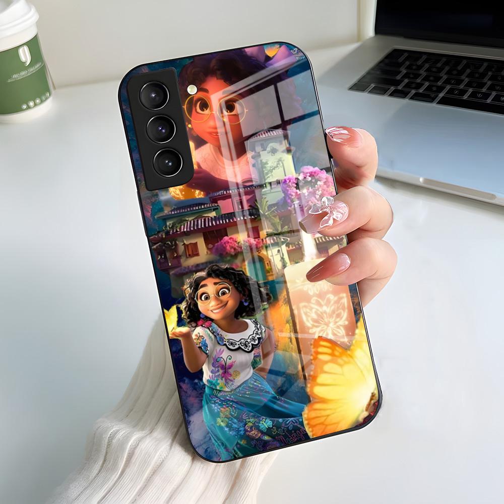 

Милый Мультяшный Чехол Encanto Для Samsung A56 A36 A26 A16 A15 A25 A35 A55 A14 A34 A24 A54 Стеклянный Чехол Samsung A22 5G