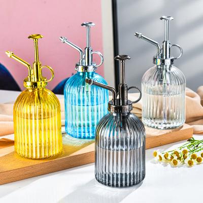 320ml Glass Water Spray Bottle Hand Pressure Watering Can Indoor Small Flower Plant Sprayer Garden Mister