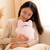 Plush Cover Hot Water Bottle Cartoon Water Injection Bag Portable Plush Hand Warmer  Belly Warmer