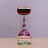 1PC Double Color Sand Hourglasses Liquid Anxiety Relief Liquid Motion Bubble Timer