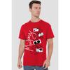 Disney Mens Mickey Mouse Geometric Shapes T-Shirt