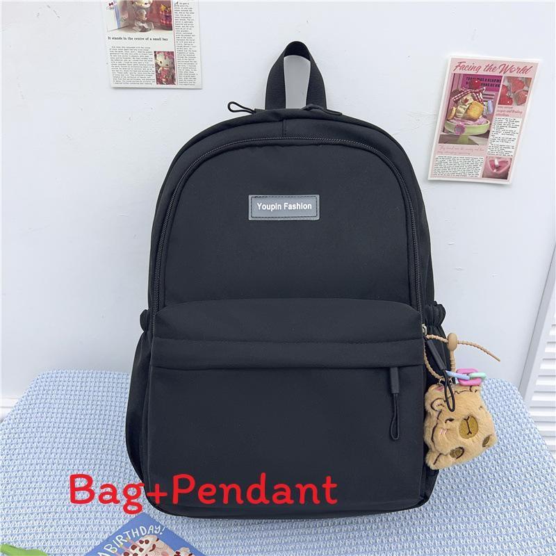 Nylon College Backpack For Girls And Boys With Breathable Cushion Straps For School And Travel