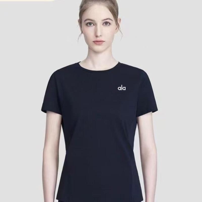

Американский Ала Спорт Йога Простой Летний Женская Мода Повседневная Одежда Для Поездок Универсальная Хлопковая Футболка с Коротким Рукавом Большого Размера 4XL