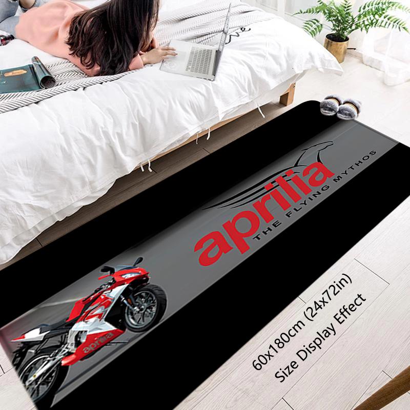 Floor Mat Non-slip Foot Rug Italy Aprilias Racing Motorcycles Hallway Carpet Kitchen Water Absorbed Rugs Bedside Mats Home Decor