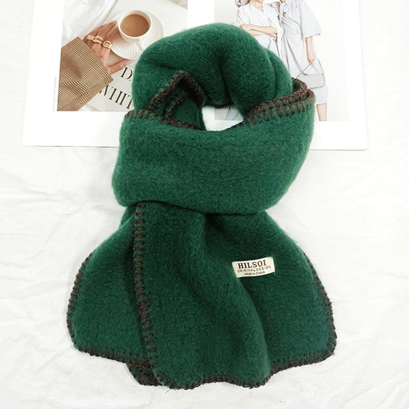 Christmas new series scarf new fashion warm knitted scarf autumn and winter student couple gift shawl