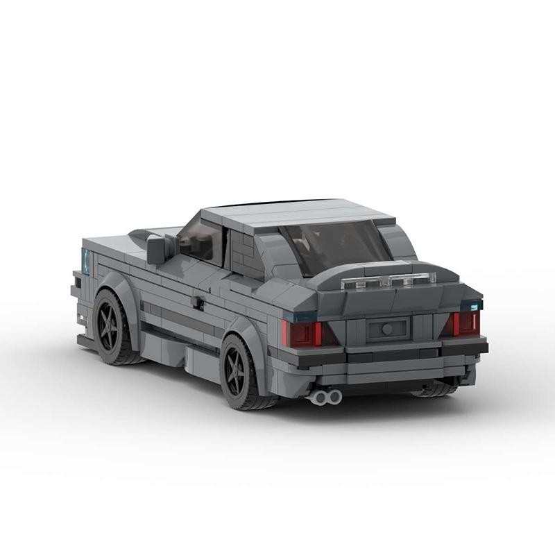 Cross-border MOC-Compatible Lego BMW M3 E36 Building Blocks - 8-Stud Car Model Toy for Boys
