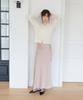 YUPPE Satin Long Skirt_Beige