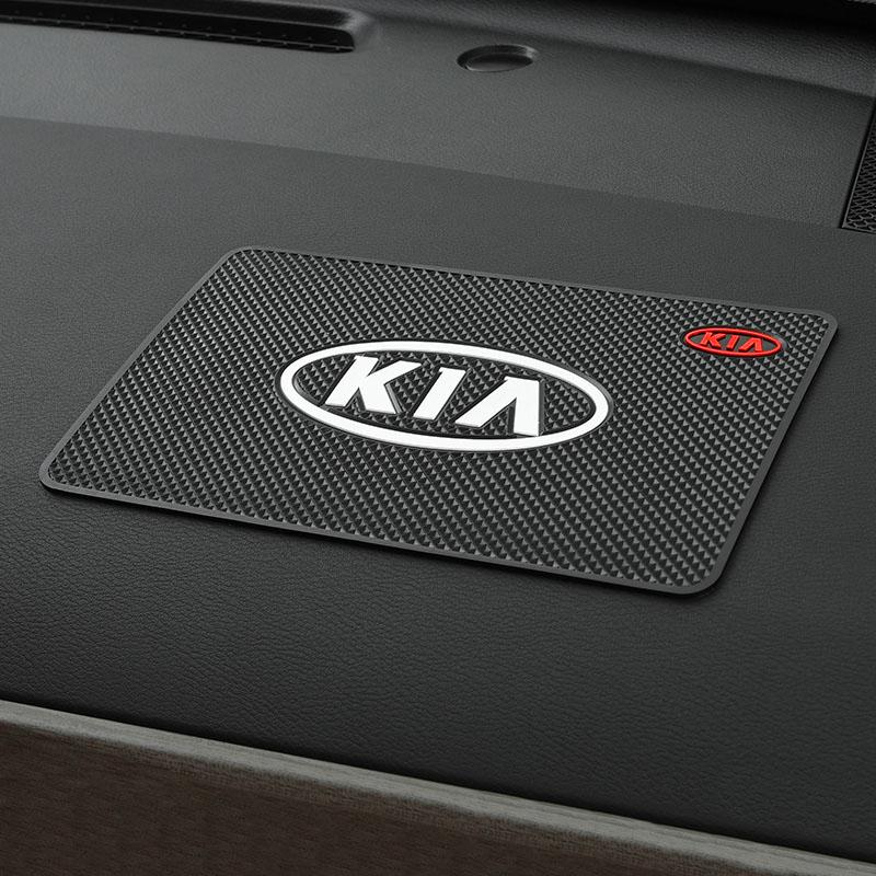 1Pcs Car Non Slip Mat Sticky Heat Resistant PVC Pad Heat For KIA K5 K9 Sorento Ceed Sportage Carnival Stinger Forte Niro Cadenza