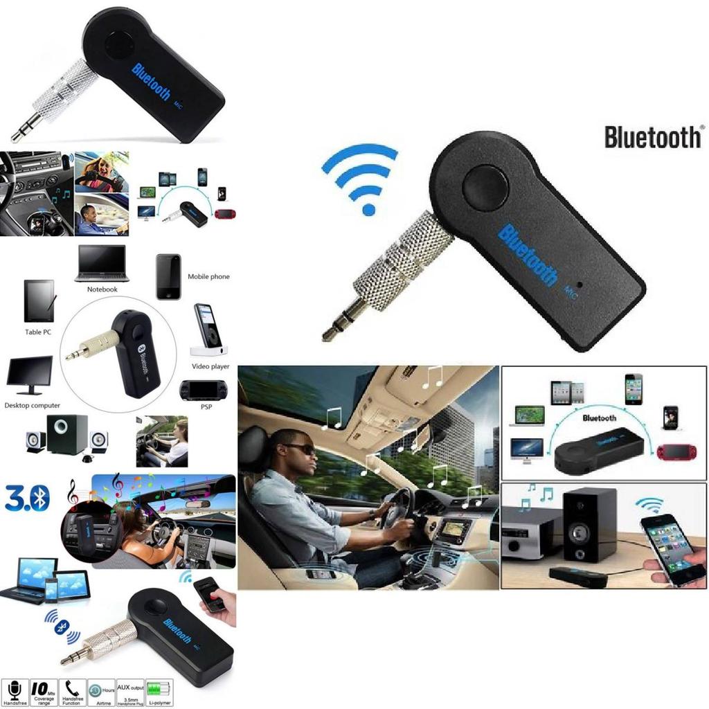 Auxiliary Bluetooth Receiver Wireless Adapter For Car Audio System