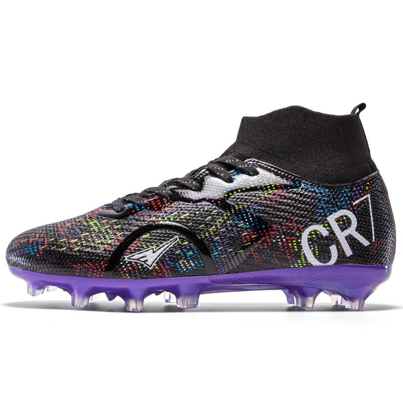 Neue Fußballschuhe Herren Rasen Training Rutschfeste Fußballschuhe Herren Hochschaft Leichtgewicht Abriebfest Sportschuhe Herren