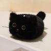 Stuffed Animals Black Cat Plush Keychain Cartoon Grey Cat Plush Dolls  Baby Gifts