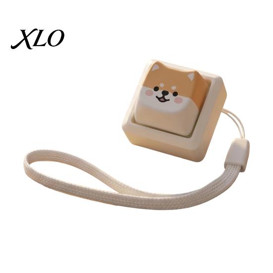 Dog Theme Fidget Keyboard Cartoon Toy, 1/2/3/4/9-Key Push Button Stress Adults Sensory Toys Relief Mini for Backpack Handbag Purse Charm Office
