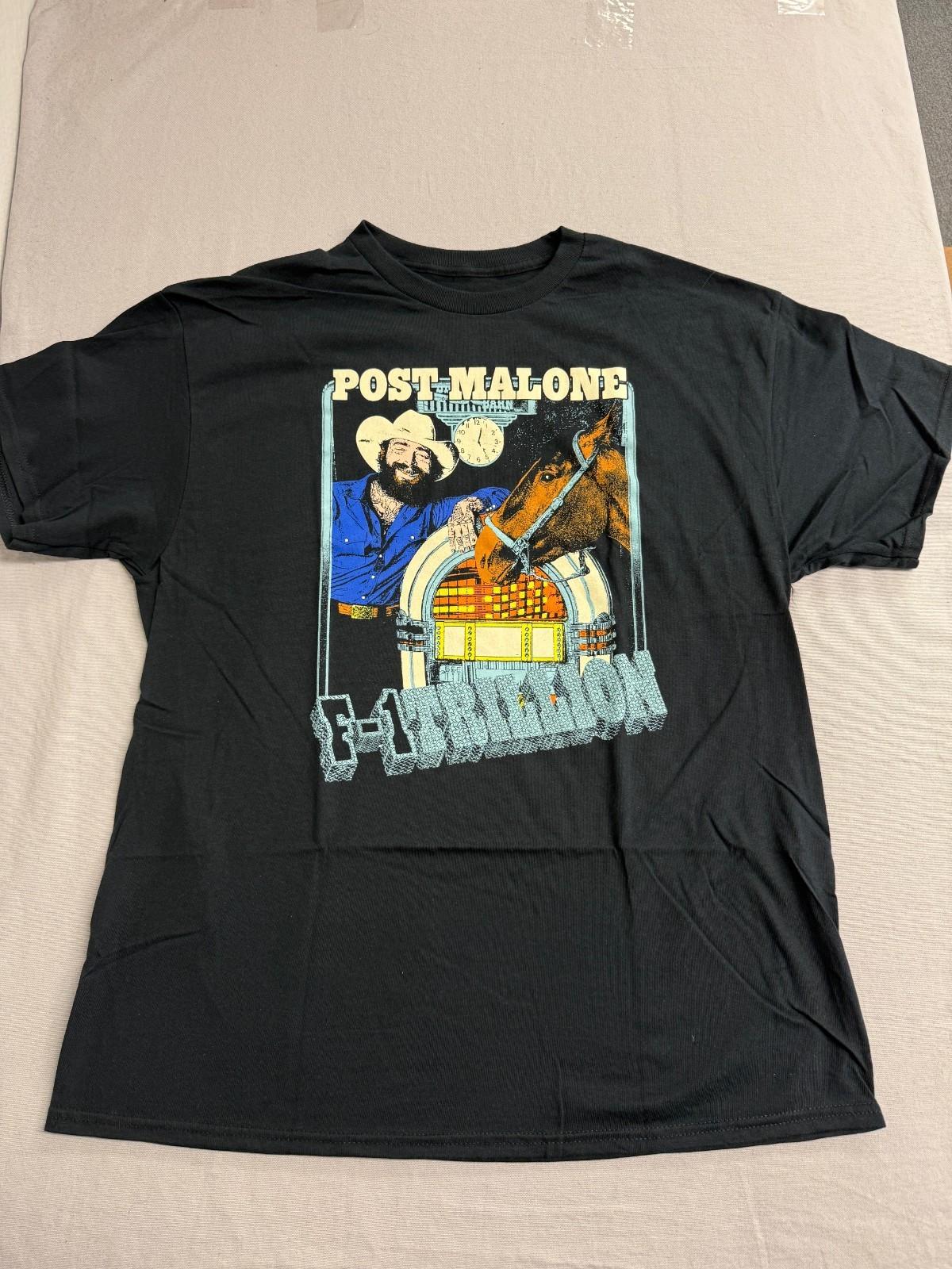 Post Malone T-shirt - Album F-1 Trillion Polst Malone Official Tee - New M