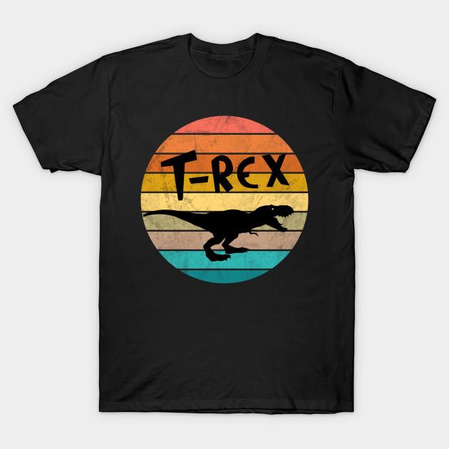 Men Black Print T-shirt T-Rex No-Cut Transfer Paper Print Cotton Tshirt L