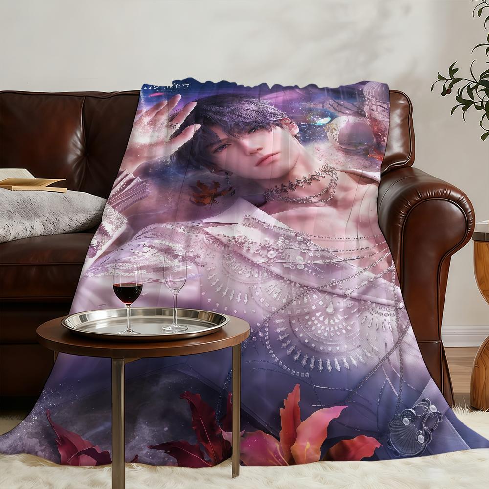 Deepspace Blanket Soft Warm Love Furry Throw Celebrate Second Super Kids Toys Bed Sofa Anniversary Car Cradle